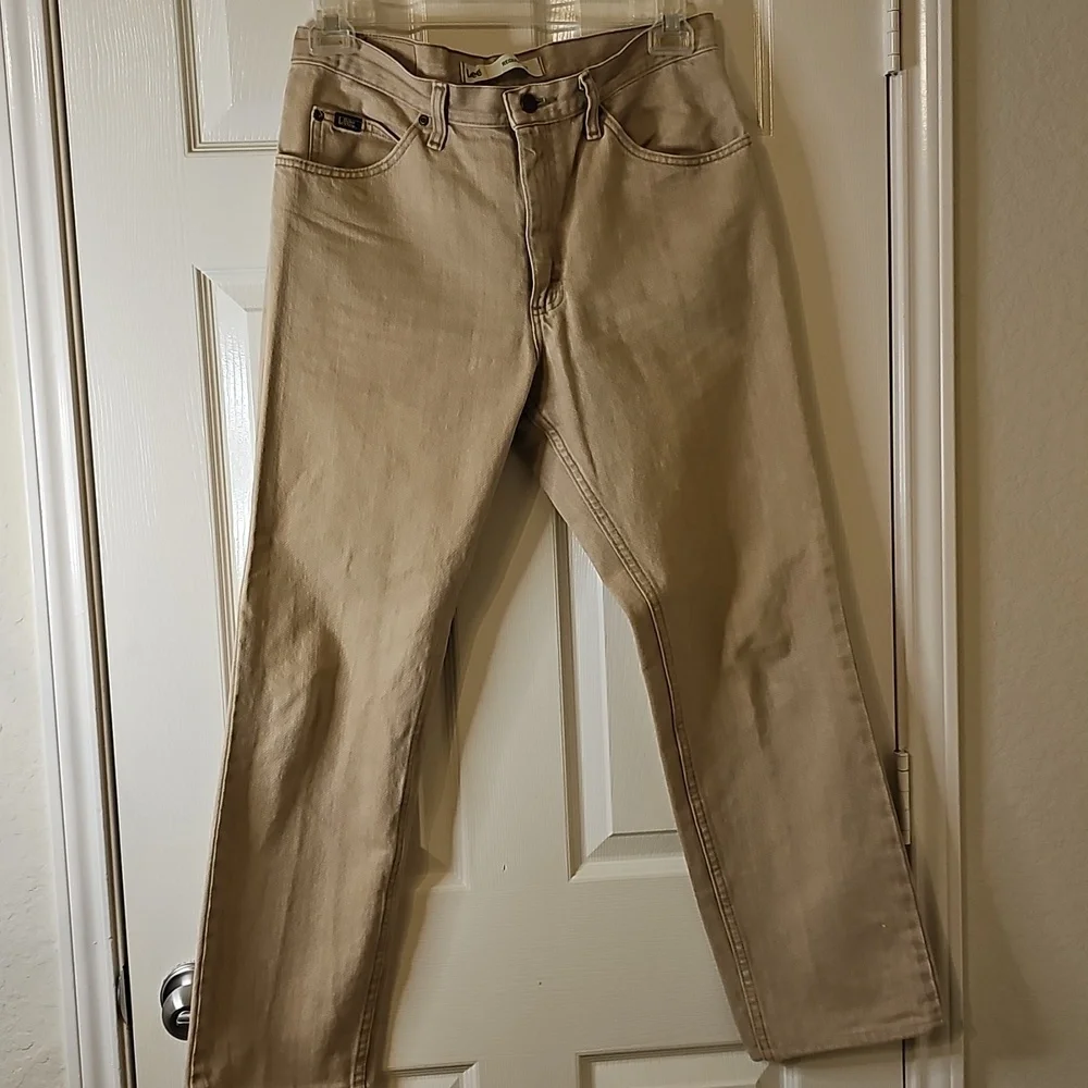 Lee Men's Regular Fit 5 Pocket Button Zip CLosure 33